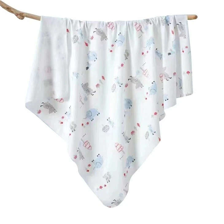 white baby blanket