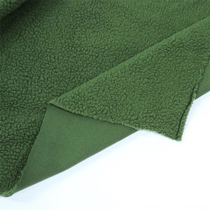 Camel Patterned Wholesale Sherpa Fabric For Hoodie factory