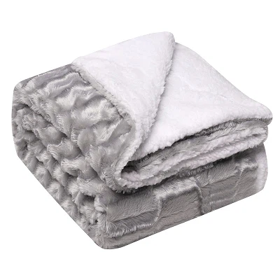 Double Layer Faux Fur Blanket