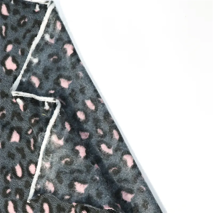 Leopard Print Polar Fleece Rib Fabric quotation 