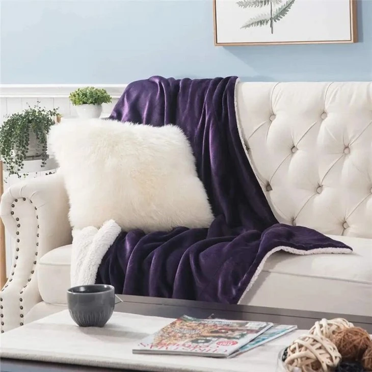 sherpa blanket for sofa