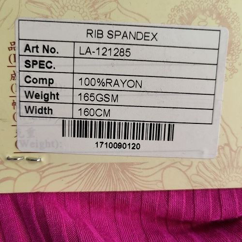 Rib Stretch Fabric