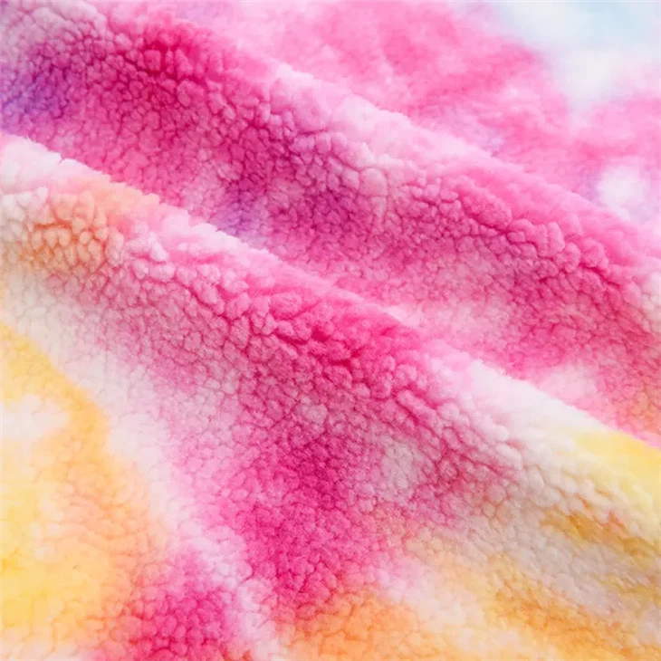 Sherpa Fleece Sleepwear Fabric For Coat in stock