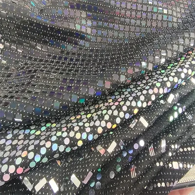 Stretch Knit Sequin Jersey Fabric
