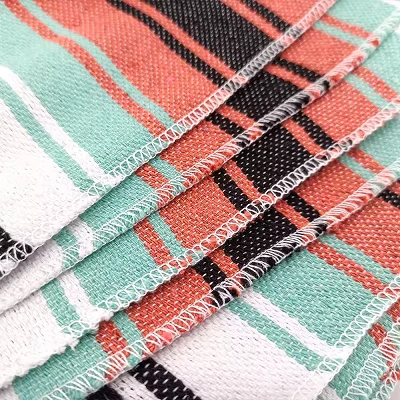Cotton Mexican Blanket With Tassel