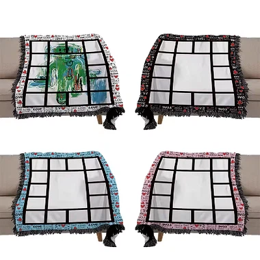 Сублимация одеяла с кисточкой